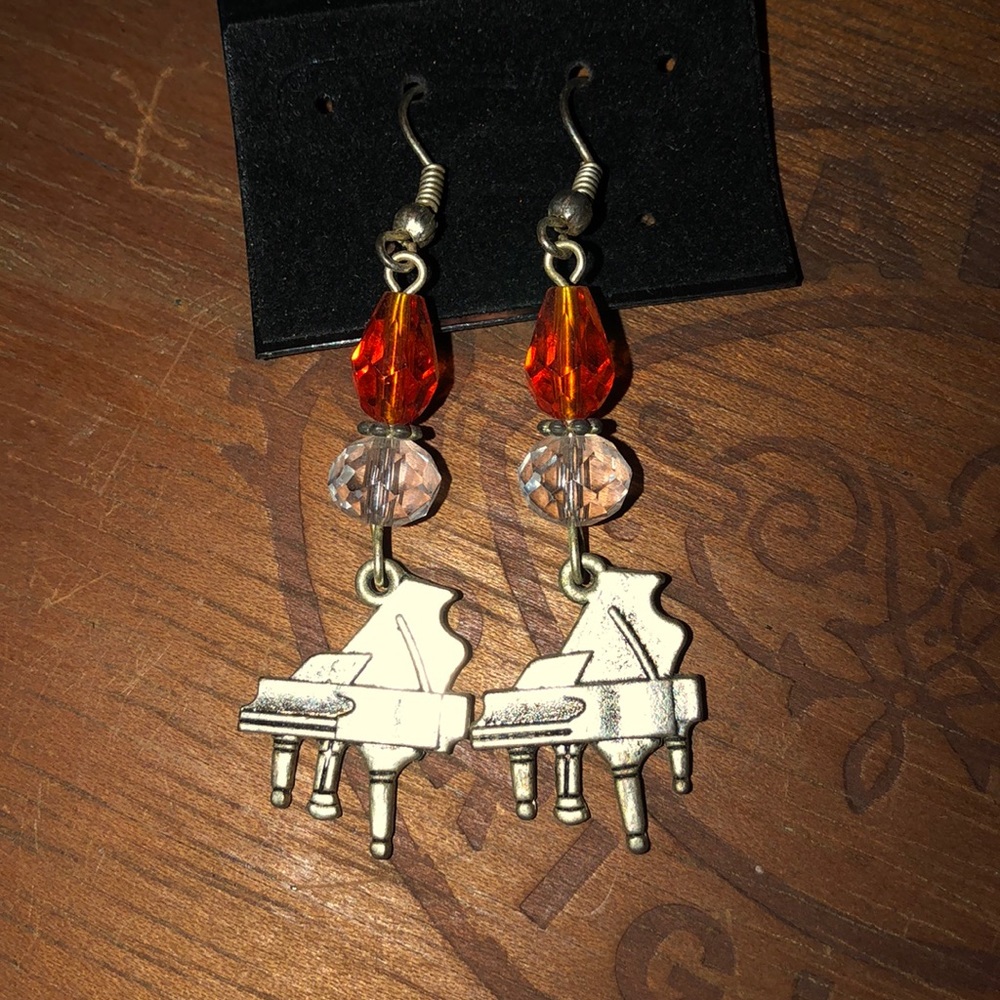 Piano earrings